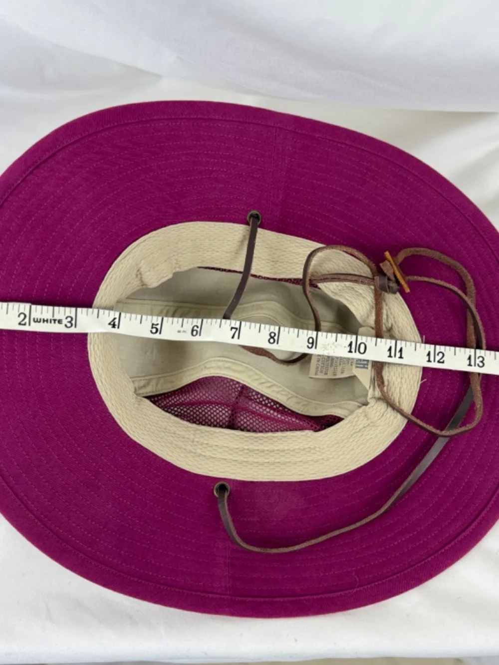 Duluth Trading Co Safari Hat M Purple Bucket Sunhat Mesh Packable